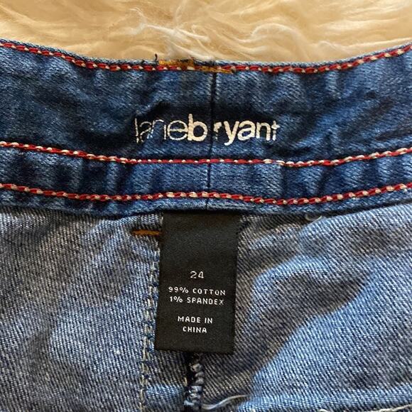 Lane Bryant High Rise Bootcut Denim Blue Jeans Sz 24 Stretch Women’s - Picture 3 of 14